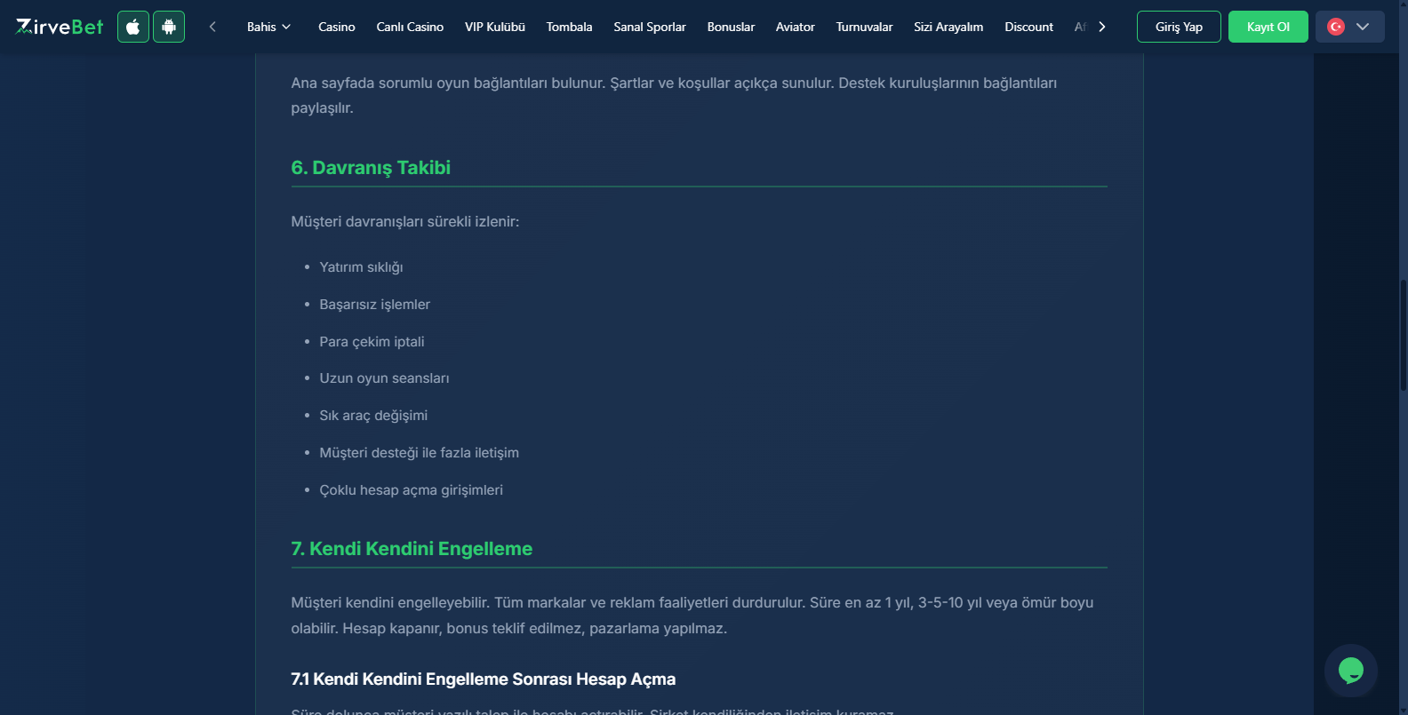 Zirvebet Canlı Bahis